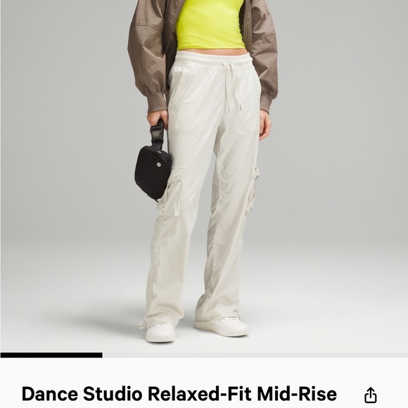 lululemon athletica Pants - Lululemon Dance Studio Cargo in Bone